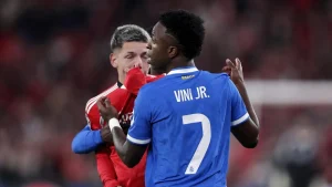 Dituduh Hina Vinicius Gelandang Benfica Prestianni Dilarang Lawan Madrid