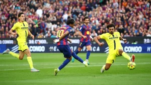 Hattrick Yamal Bawa Barcelona Kalahkan Villarreal 4 1 Kian Nyaman Di Puncak