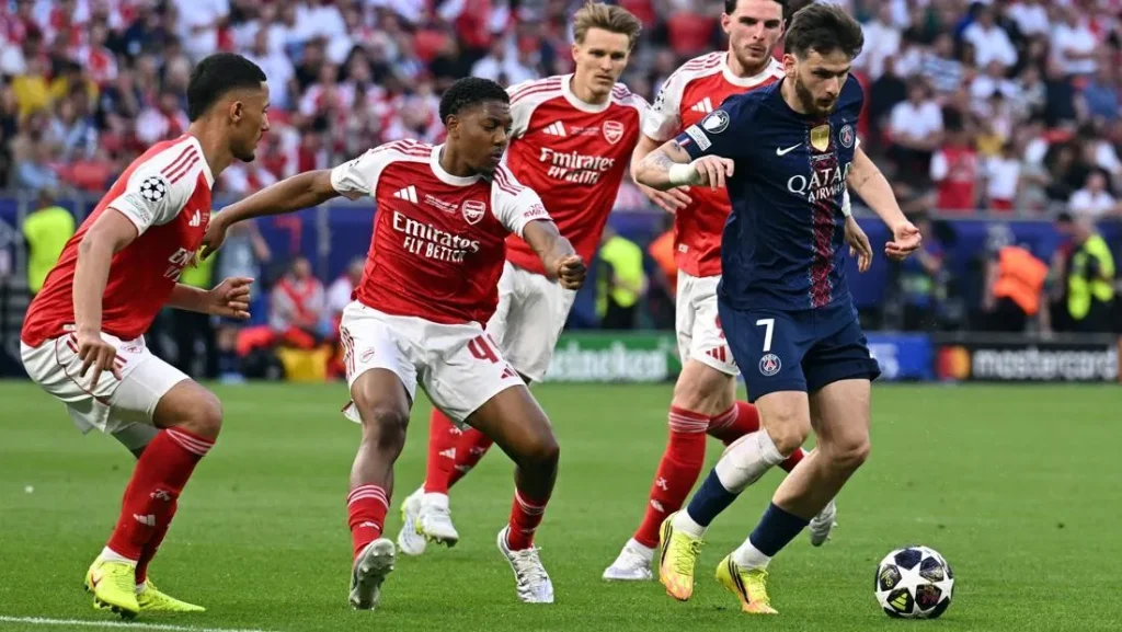 Final Liga Champions Psg Vs Arsenal Imbang 1 1 Lanjut Ke Extra Time