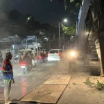 Lajur Kanan Lenteng Agung Arah Depok Dibongkar Perbaikan Jalan Amblas Dikebut