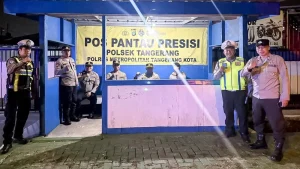 Polisi Siagakan 22 Pos Pantau Di Kota Tangerang Antisipasi Gangguan Kamtibmas