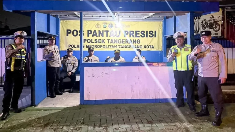 Polisi Siagakan 22 Pos Pantau Di Kota Tangerang Antisipasi Gangguan Kamtibmas